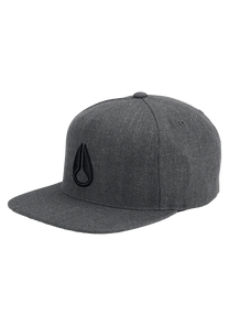 Simon Snap Back Hat Dark Gray Heather View 1