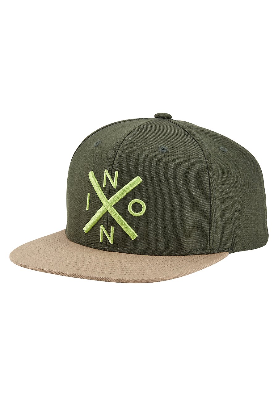 Exchange Snapback Hat Olive Khaki View 1