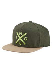 Exchange Snapback Hat Olive Khaki View 1