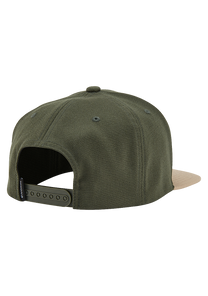 Exchange Snapback Hat Olive Khaki View 2