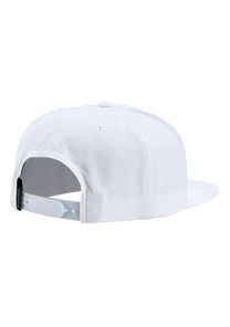 Exchange Snapback Hat White Gray View 2