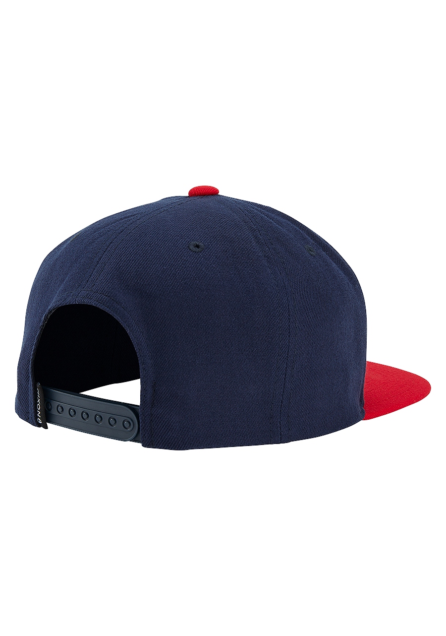 Exchange Snapback Hat Navy Red View 2