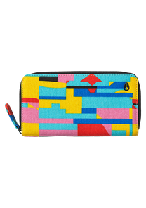 Tree Hugger Large Wallet Turquoise View 1