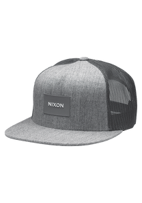 Team Trucker Hat Heather Gray View 3