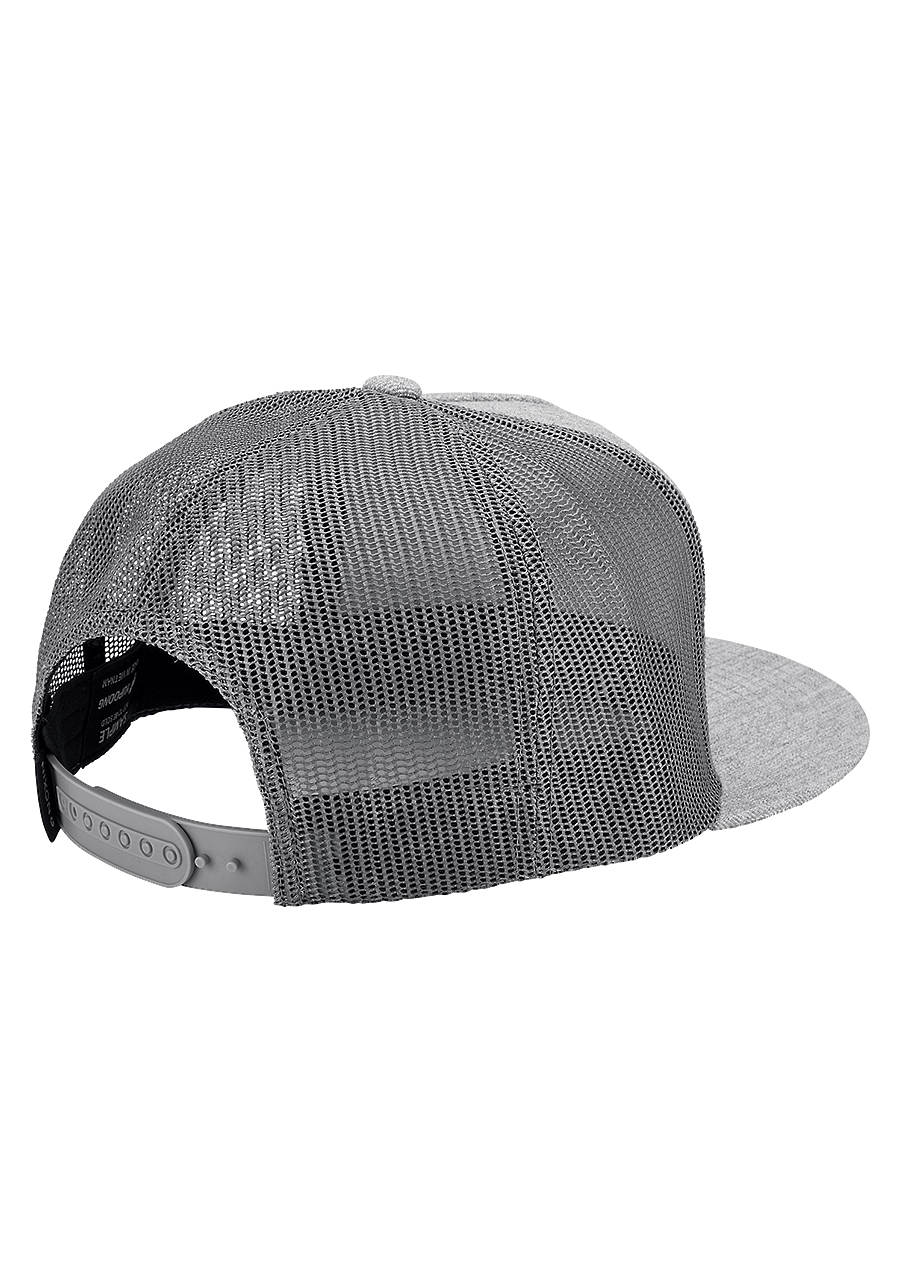 Team Trucker Hat Heather Gray View 4