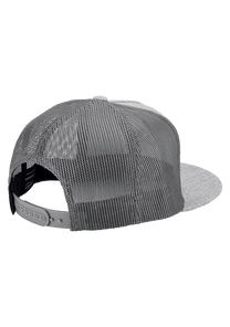 Team Trucker Hat Heather Gray View 4
