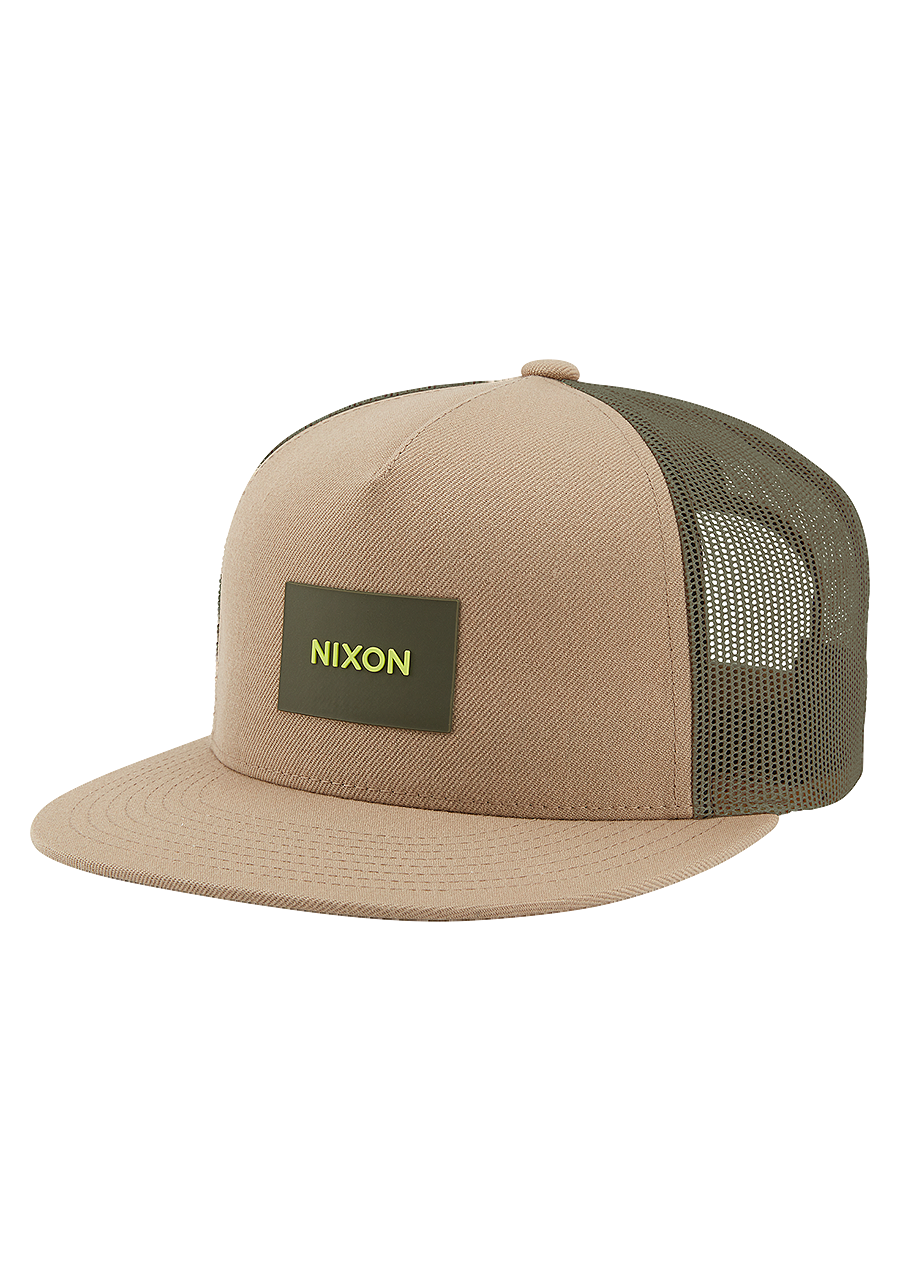 Team Trucker Hat Khaki Olive View 1