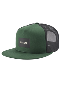 Team Trucker Hat Green Black View 1