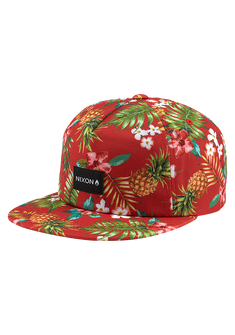 Tropics Snapback Hat Red