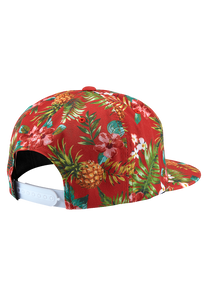 Tropics Snapback Hat Red View 2