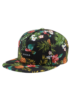 Tropics Snapback Hat Black Multi