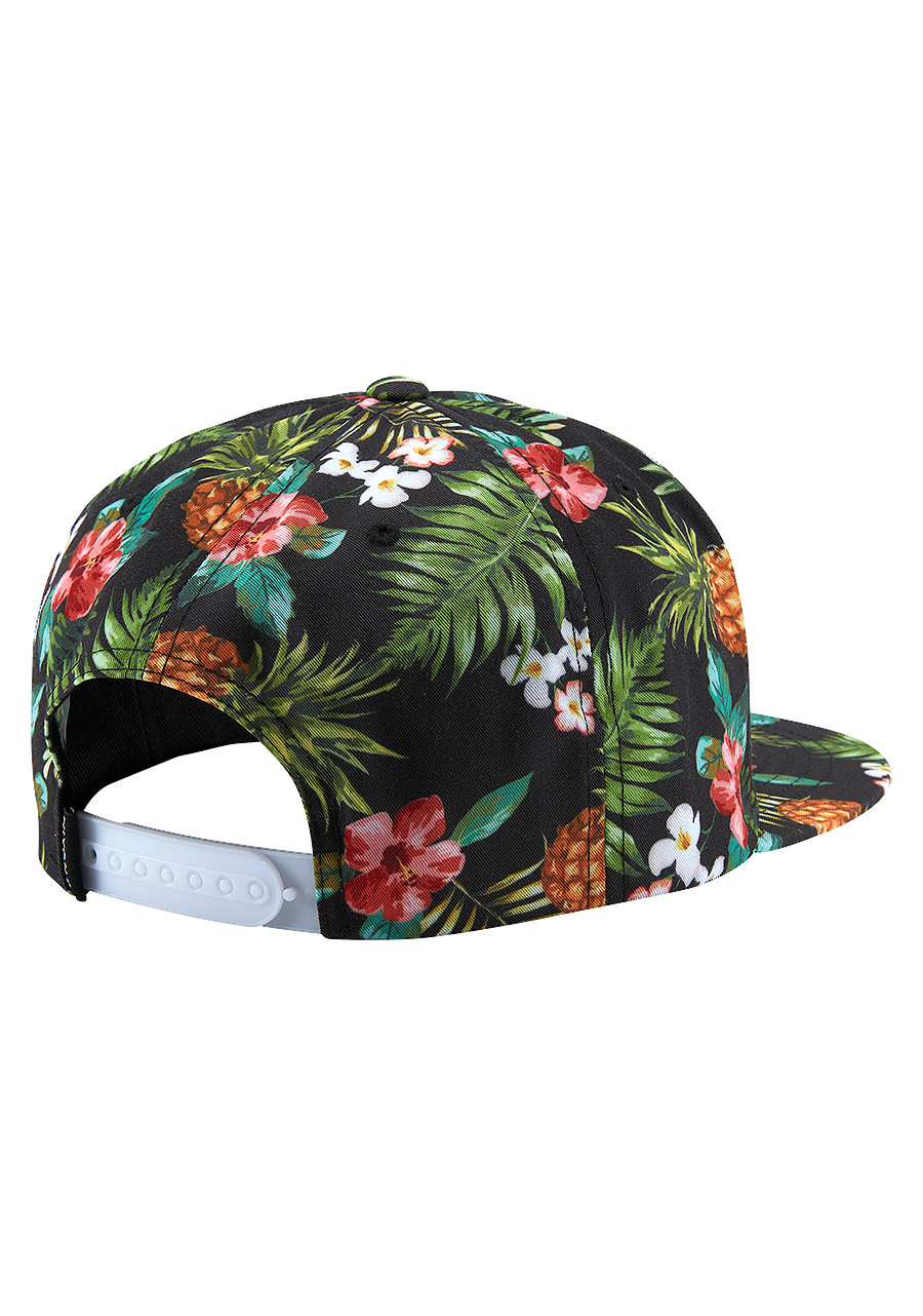 Tropics Snapback Hat Black Multi View 2