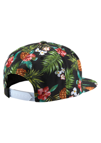 Tropics Snapback Hat Black Multi View 2