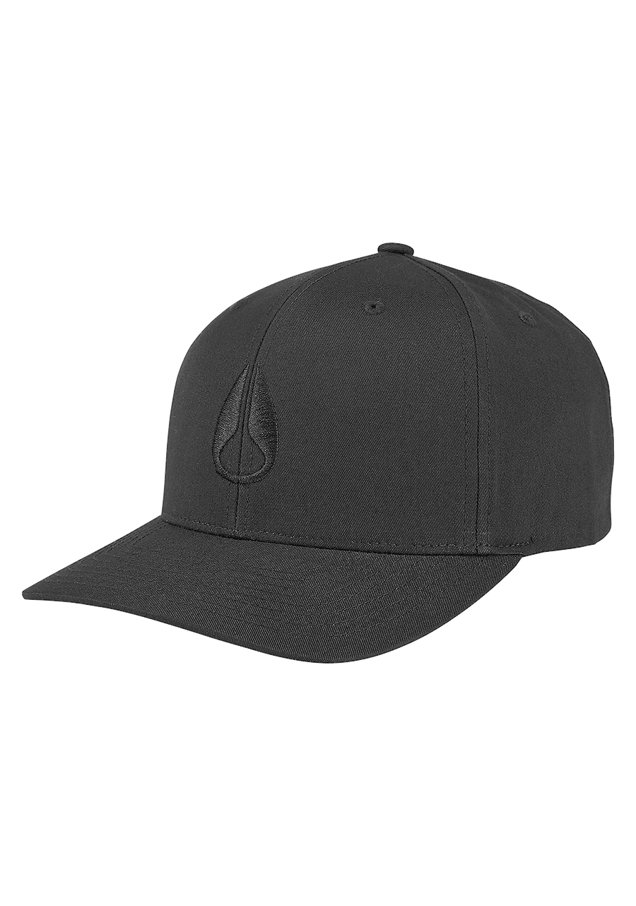 Wings Snapback Hat All Black View 1