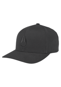 Wings Snapback Hat All Black View 1