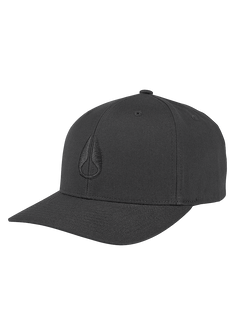 Wings Snapback Hat All Black