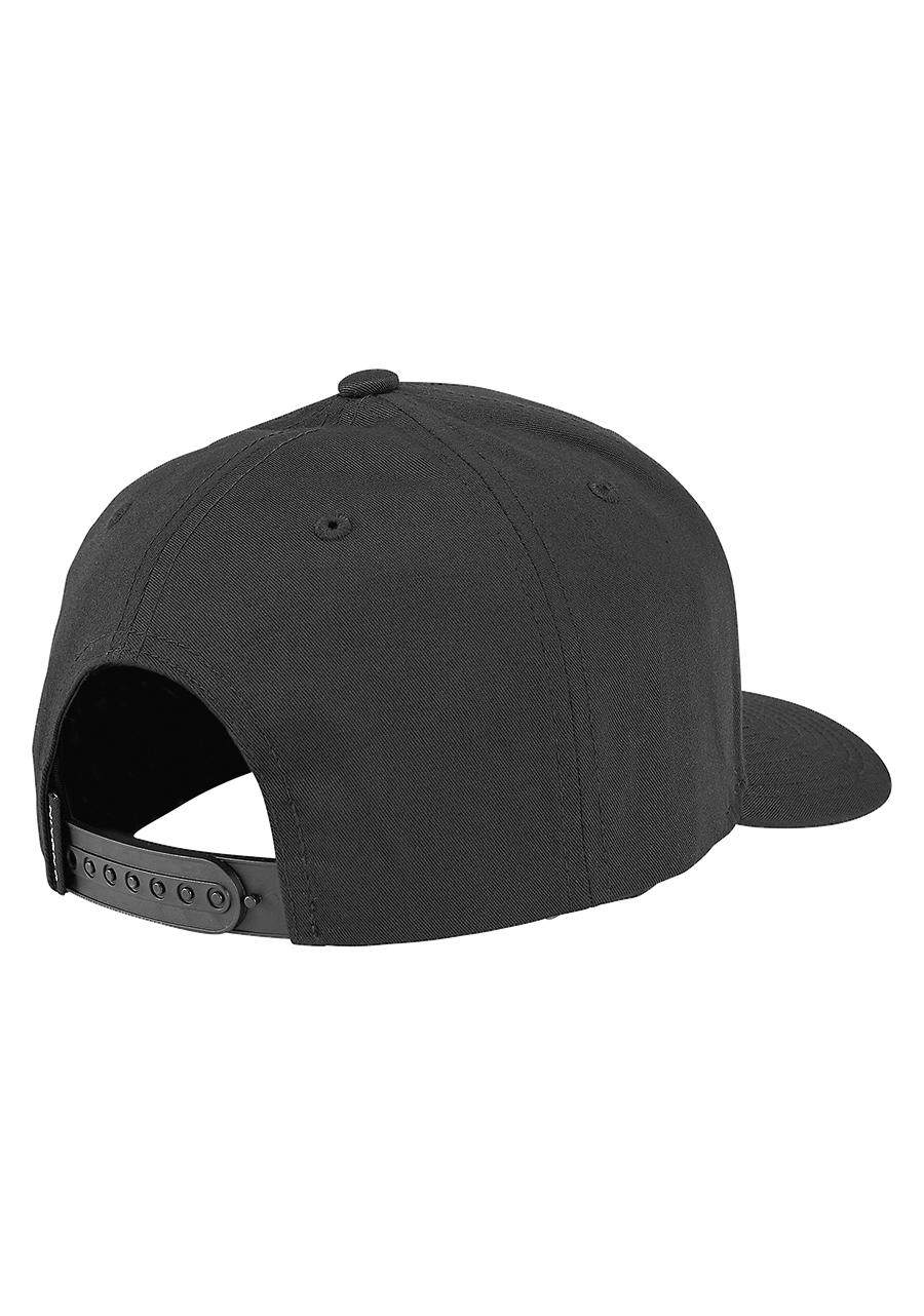 Wings Snapback Hat All Black View 2