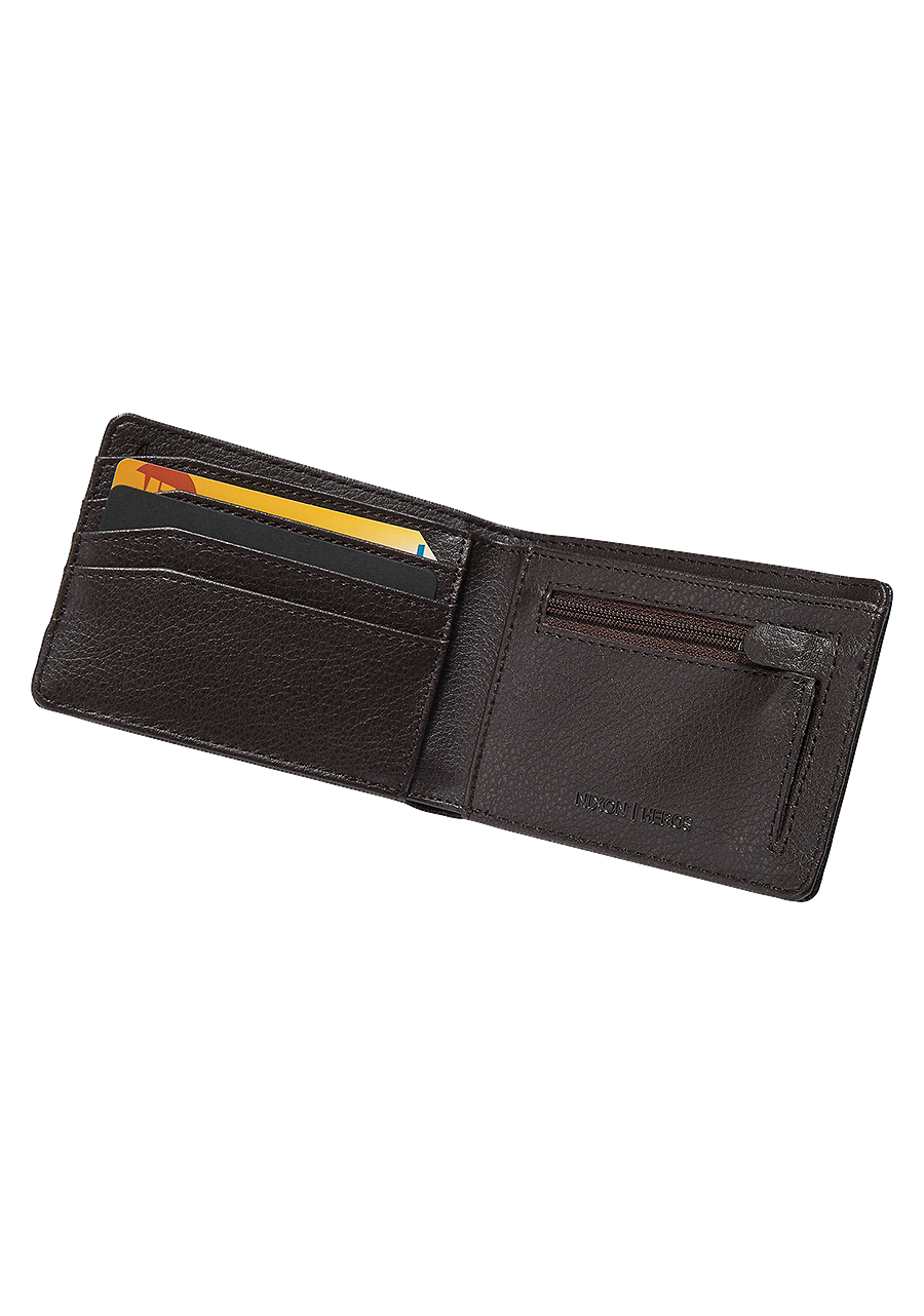 Heros Bi Fold Wallet Brown View 2