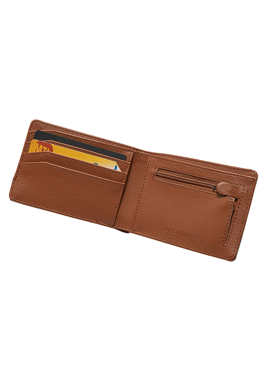 Heros Bi Fold Wallet Tan View 2