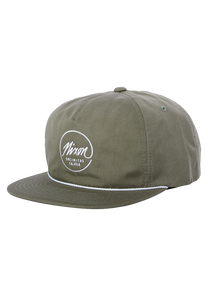 Sessions Snapback Hat Olive View 1