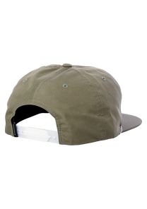 Sessions Snapback Hat Olive View 2