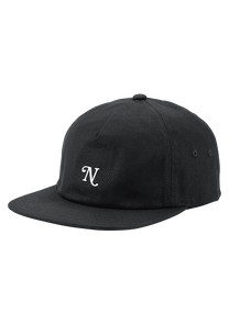 Yorker Snapback Hat Black View 1