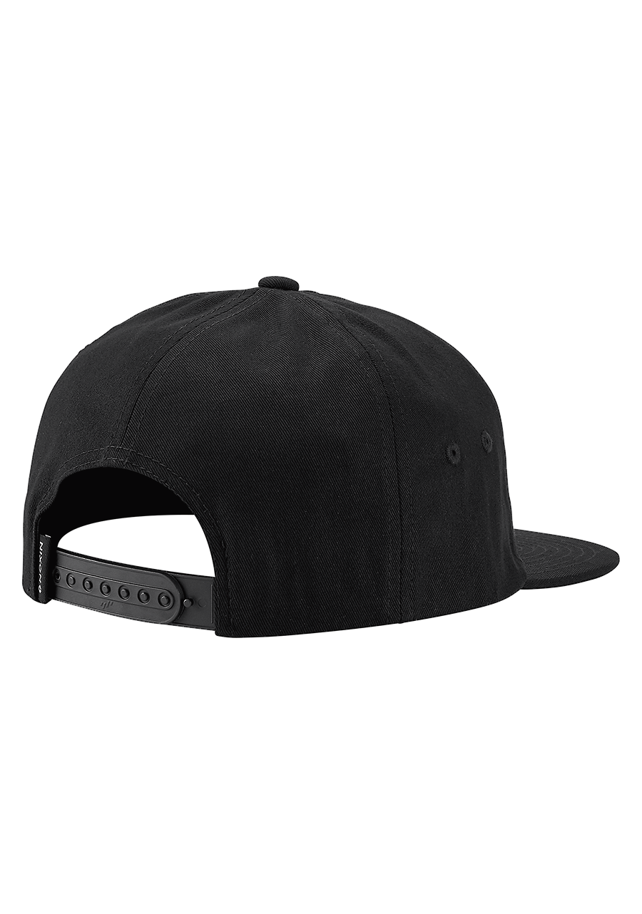 Yorker Snapback Hat Black View 2