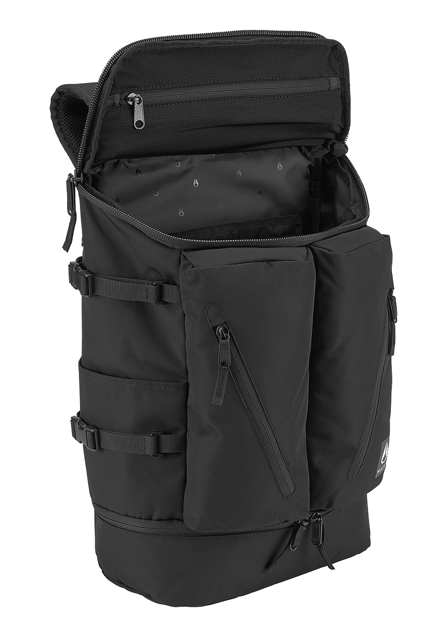 Scripps Backpack All Black Nylon View 3