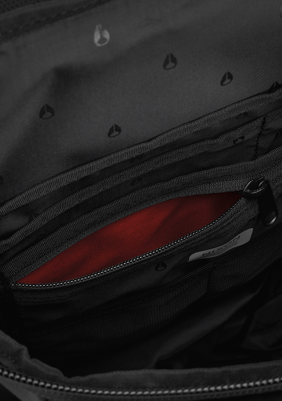 Scripps Backpack All Black Nylon View 4
