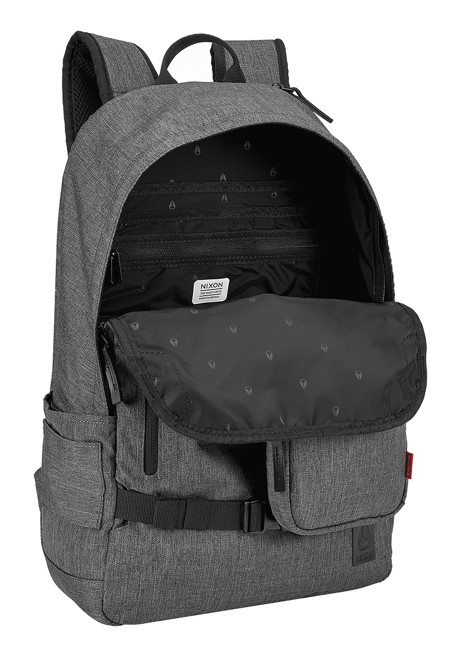 Smith Backpack Charcoal Heather View 3