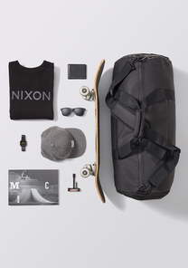Pipes 45L Duffle All Black Nylon View 7