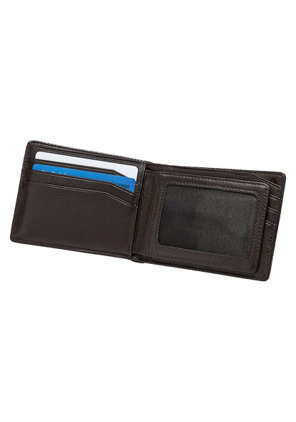 Pass Leather Wallet - Brown View 2