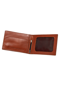 Rico Slim Card Wallet Saddle View 2