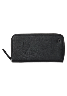 Tree Hugger Veg Leather Large Wallet Black