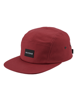 Mikey 5 Panel Hat Burgundy