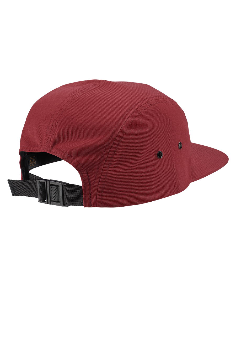 Mikey 5 Panel Hat Burgundy View 2