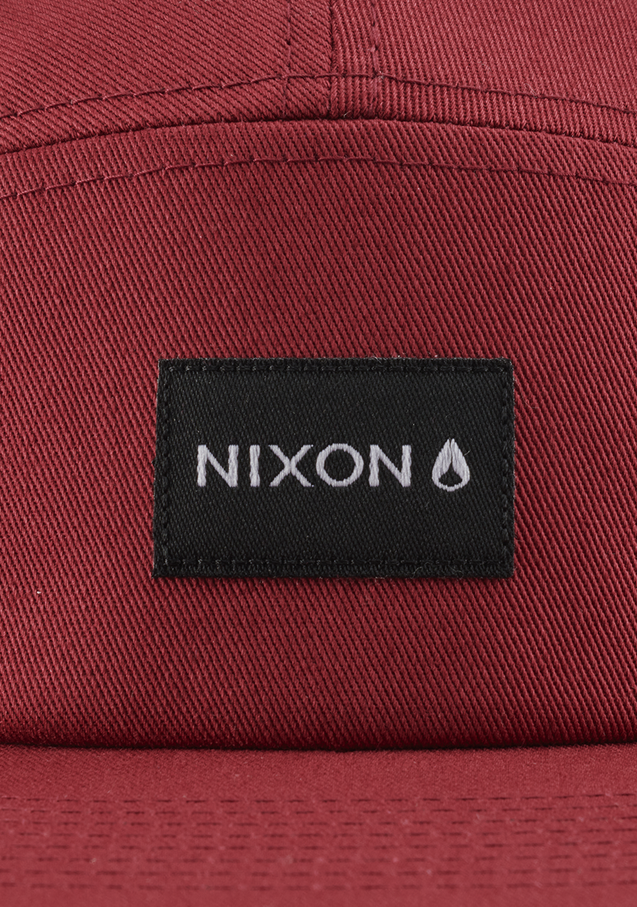 Mikey 5 Panel Hat Burgundy View 4