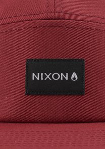 Mikey 5 Panel Hat Burgundy View 4