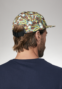 Mikey 5 Panel Hat Brown Multi View 6