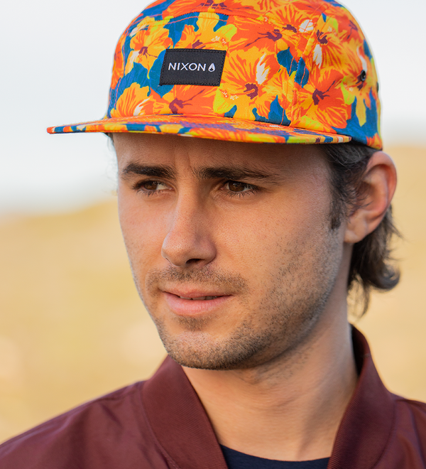 Mikey 5 Panel Hat Orange Multi