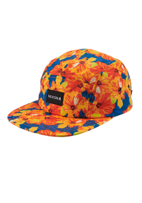 Mikey 5 Panel Hat Orange Multi View 1
