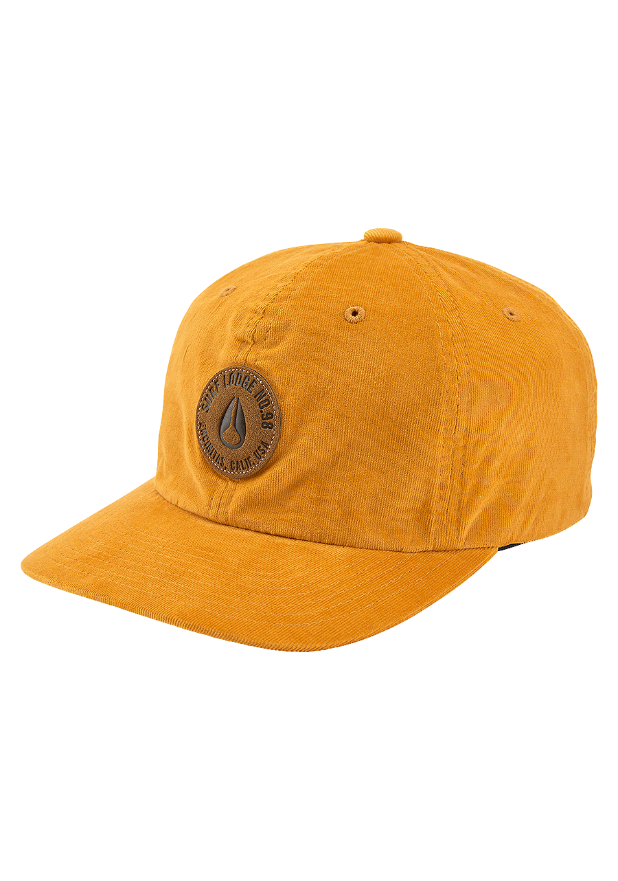 Seaside Corduroy Hat Goldenrod View 1