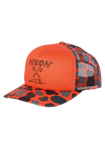 Good Times Trucker Hat Orange View 1