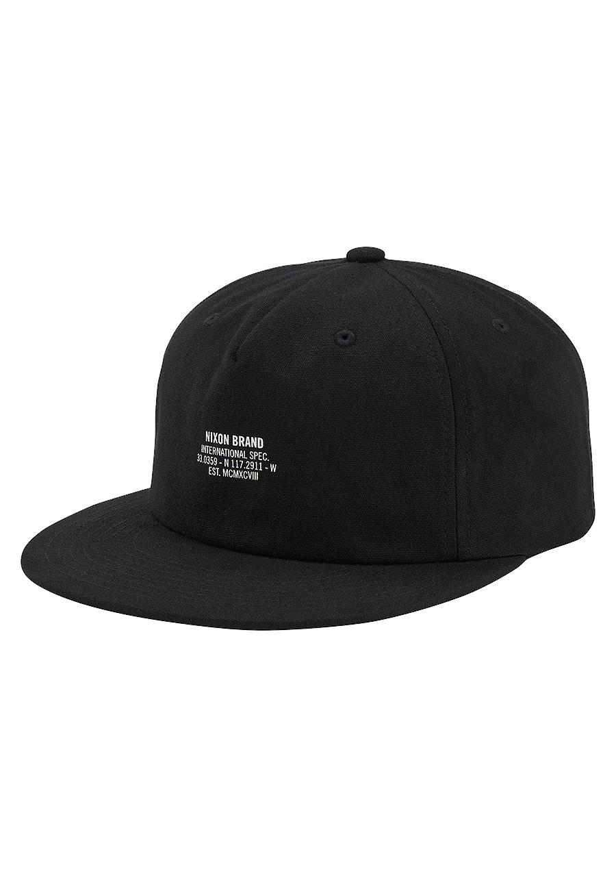 Fatigue Strapback Hat Black View 1