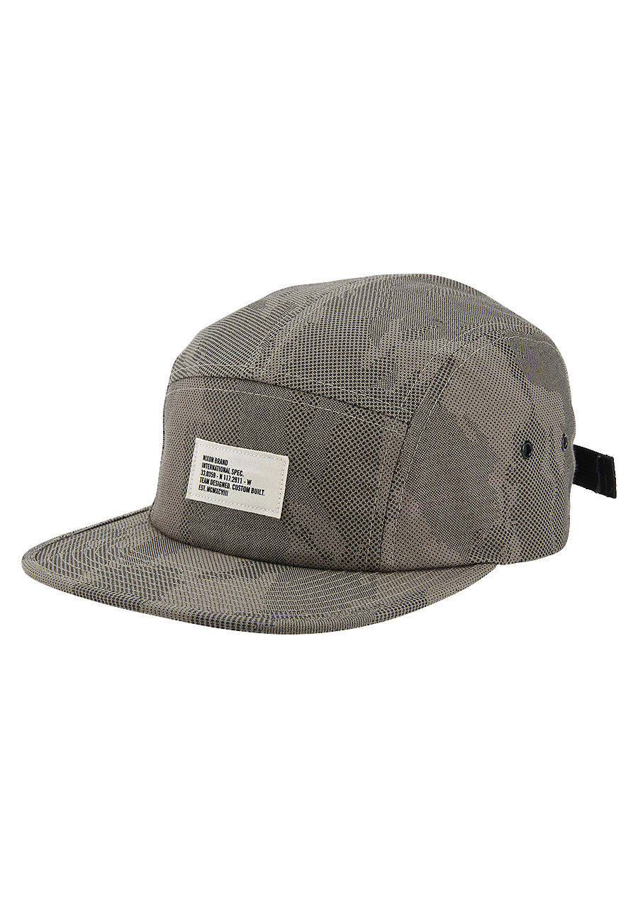 Miguel Strapback Hat Olive Dot Camo View 1
