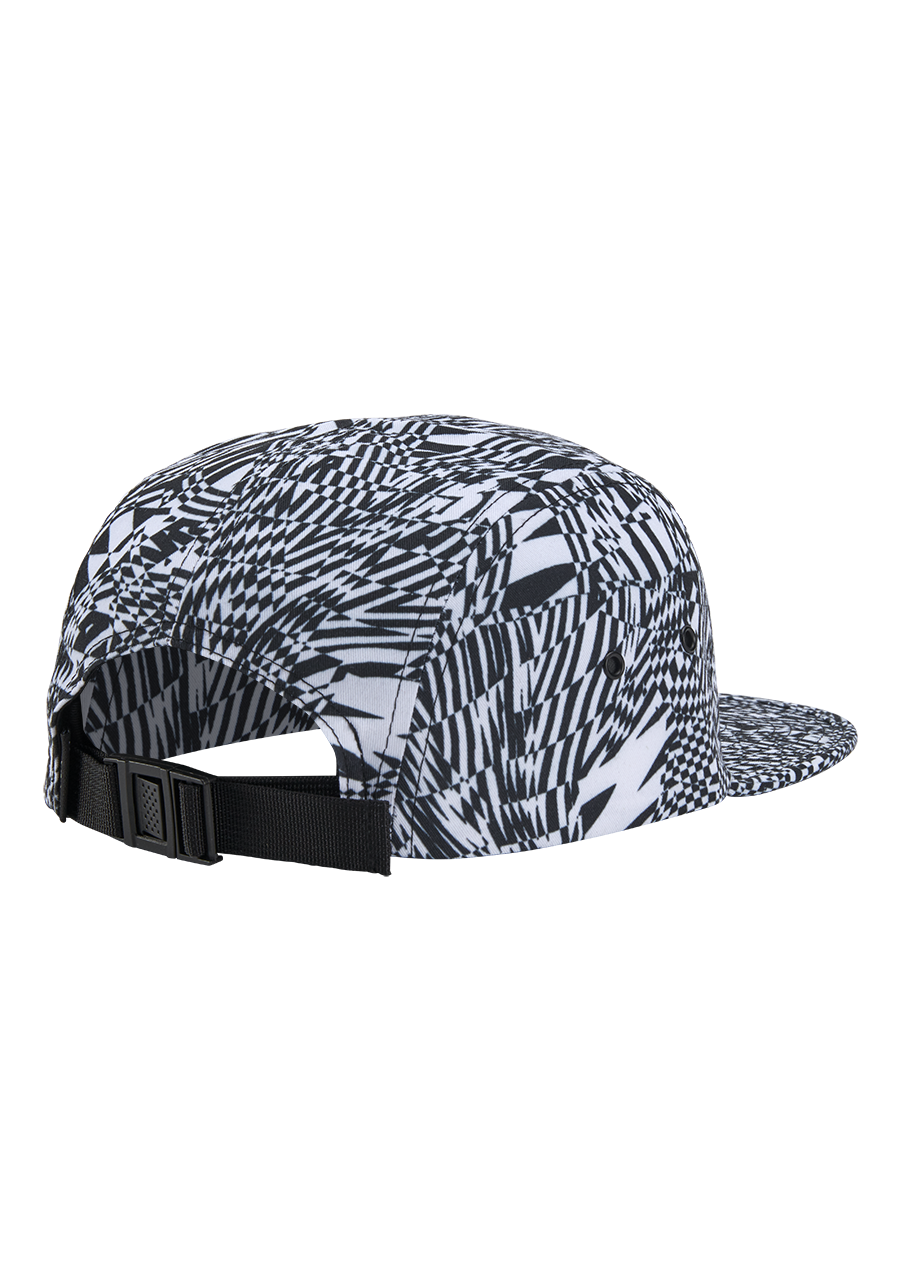 Miguel Strapback Hat Black Digi Glitch View 2