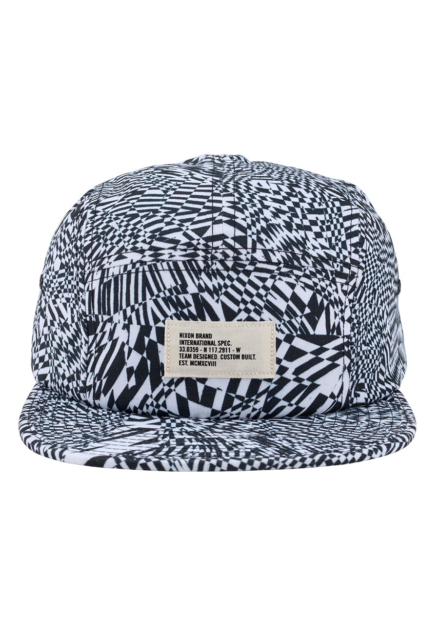 Miguel Strapback Hat Black Digi Glitch View 3