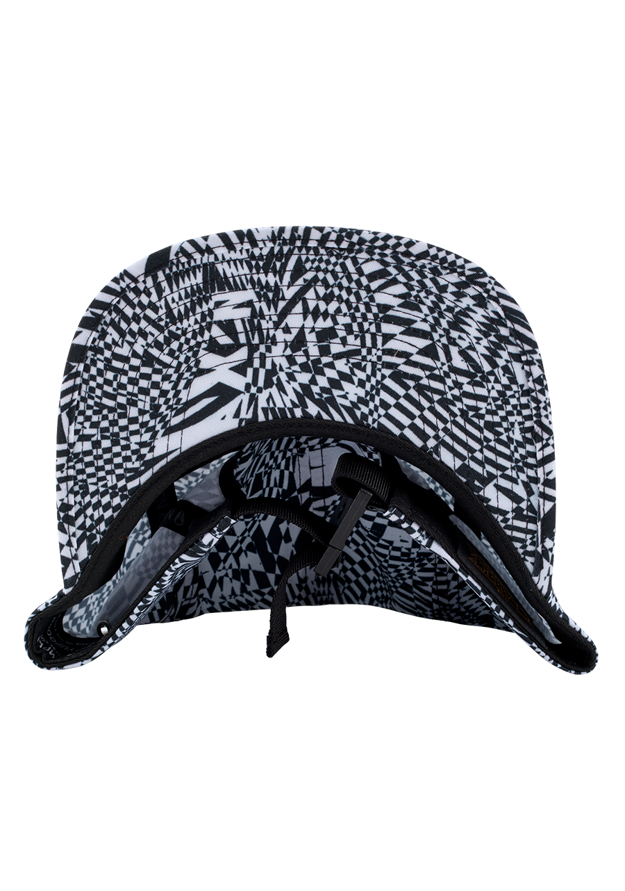 Miguel Strapback Hat Black Digi Glitch View 4