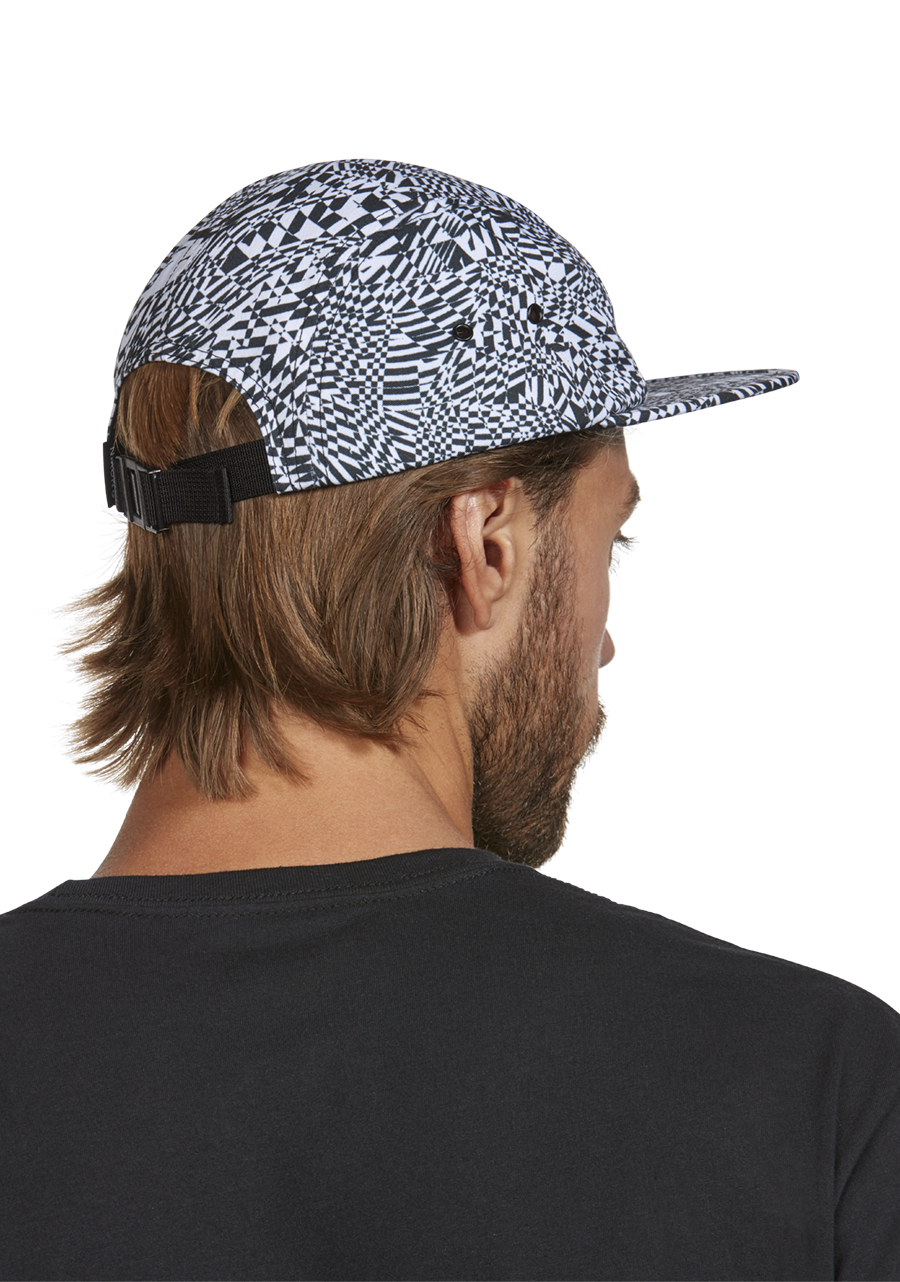 Miguel Strapback Hat Black Digi Glitch View 7