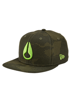 Club Level Strapback Hat Olive Dot Camo